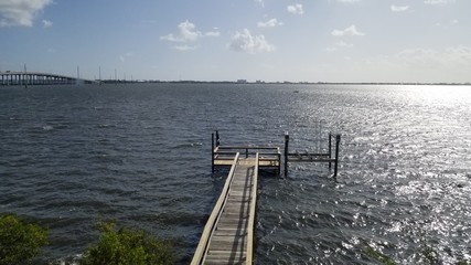 pier on the lake