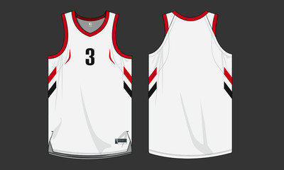 3d basketball jersey template