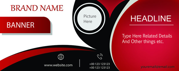 Abstract Web, Facebook banner design background or header Templates