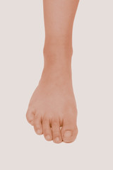 Fototapeta premium acupunture points on leg parts