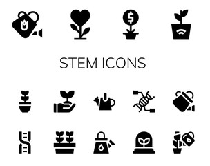 stem icon set