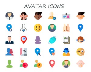 avatar icon set