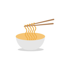 Noodle graphic design template vector isolated