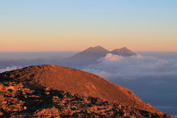 sight from volcano Atitlan