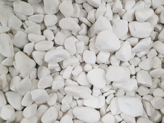 Background of white stones. Texture background of white stones