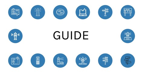 guide icon set