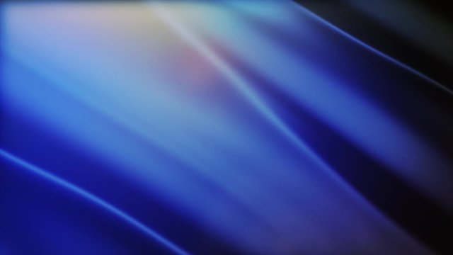 4k seamless Wave Blue satin fabric Background.Silk cloth fluttering in the wind.tenderness and airiness.3D digital animation of a waving cloth.