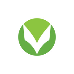 Obraz premium V Letter Logo Template vector