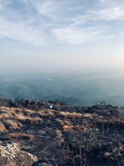 view from the top of the mountain