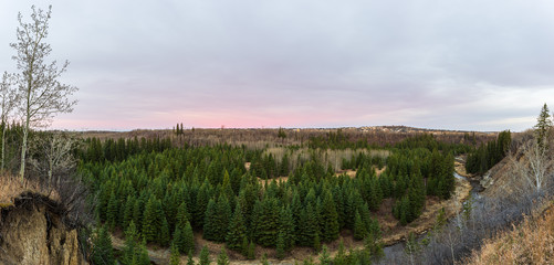 Sunrise Over the Valley