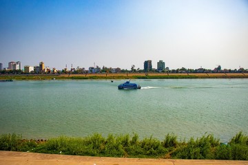 A beautiful view of Phnom Penh city, at Cambodia.