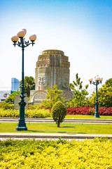 A beautiful view of buddha statues at Phnom Penh, Cambodia.