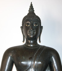 Black Buddha statue, Bangkok, Thailand