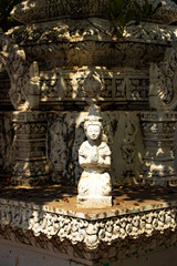 A beautiful view of buddhist temple at Phnom Penh, Cambodia.
