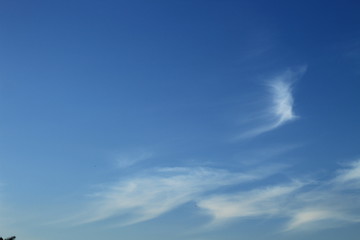 blue sky with clouds