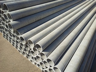 stack of steel pipes