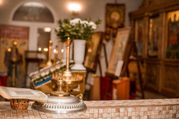 old lamp in the church