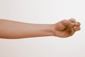 Acupuncture points on arm parts