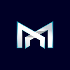 Letter M Logo Icon Design Template Element
