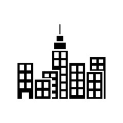 Naklejka premium City building icon