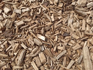wood shavings background