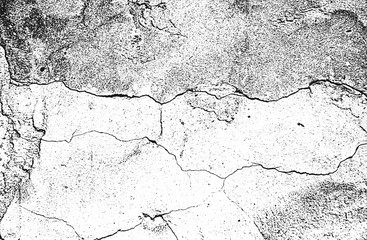 Distressed overlay texture of cracked concrete