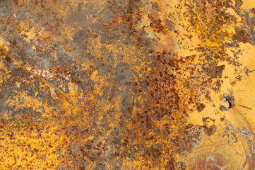 rusty on steel texture background