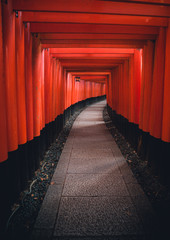 Japanese shrine in Kyoto, Japan