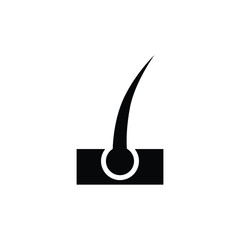 
Hair loss icon. Hair split ends icon vector illustration. Skin hair icon isolated on white background. Skin hair vector logo. Flat design style. Modern vector pictogram for web graphics