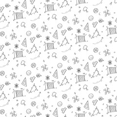 school pattern draws backgroind icons