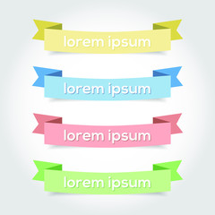 Set color labels, ribbons or sticker with your title