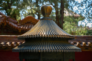 Chinese traditional censer in the forbidden city.