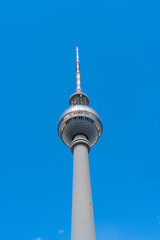 The TV Tower located on the Alexanderplatz in Berlin, Germany