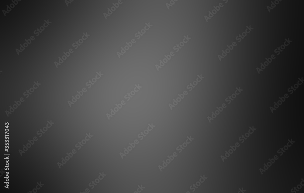 Fototapete abstract background, black gradient, dark gray background used in design. align the letters mobile s