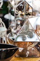 Christmas decoration on the table