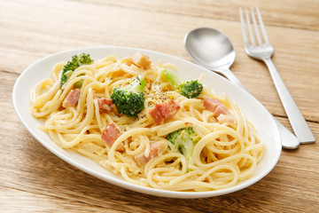 カルボナーラパスタ