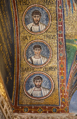  Mosaics of the Chapel of Sant Andrea or Archiepiscopal Chapel  in Ravenna, Italy. The only...