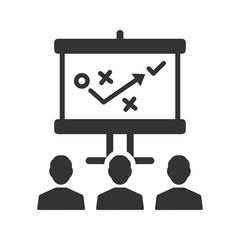 Strategy presenting icon