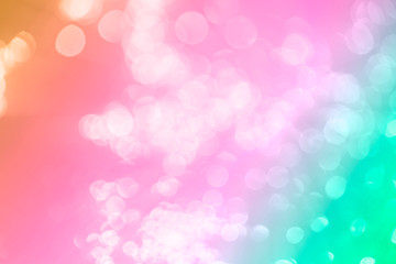 Abstract bright pink green bokeh background