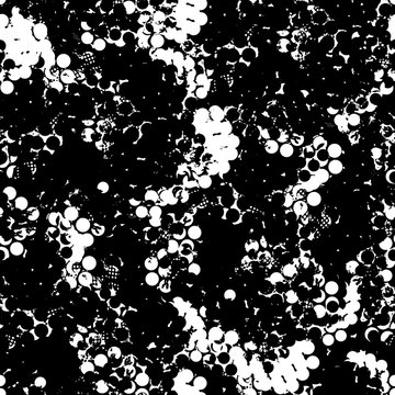 Seamless pattern snakeskin design. Black and white print with imitation squama elements. Watercolor effect. Suitable for bed linen, leggings, shorts and fashion industry.