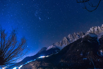 stelle a San Candido, via Lattea Trentino