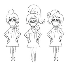 Medical workers. Masked nurse. Virus