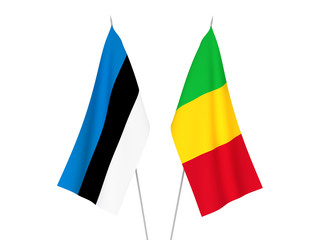 Mali and Estonia flags