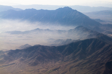 Fototapeta na wymiar mountain landscape in the morning at Kandahar province, Afghanistan