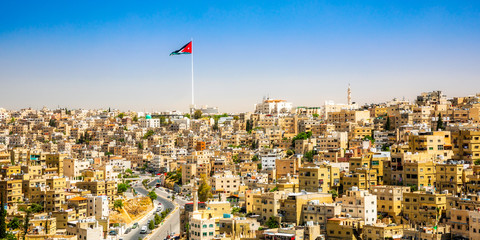 Urban View of Amman - obrazy, fototapety, plakaty