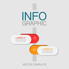 Vector iInfographic template for business, presentations, web design.