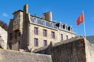 Historic houses in Mont Saint-Michel