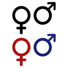 male and female symbols