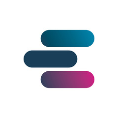 Obraz premium modern letter e digital square motion logo design