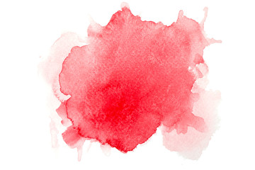 red watercolor splashes